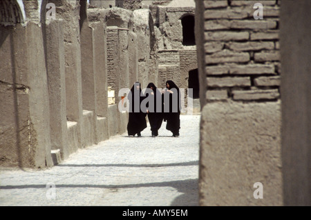 Drei iranische Studentinnen in Bam-Iran-Nahost Stockfoto