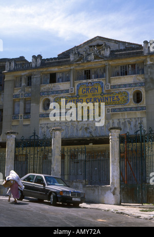 Die Überreste des Gran Teatro Cervantes in Tanger fallen in Verfall Stockfoto