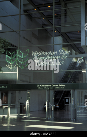 Washington State Convention Center Innenansicht Seattle Washington Stockfoto
