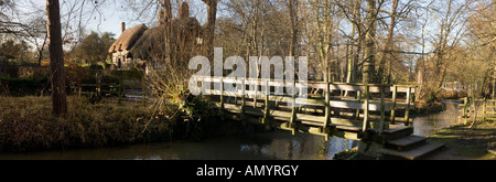 Anne Hathaways Cottage home united von William Shakespeares Frau Shottery Stratford-upon-Avon great Britain England uk Königreich eu Stockfoto