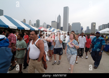 USA, Illinois, Chicago, Taste of Chicago. Stockfoto