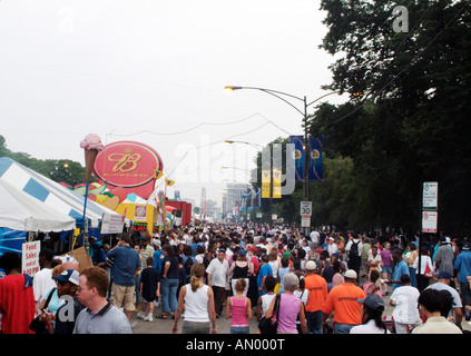USA, Illinois, Chicago, Taste of Chicago. Stockfoto