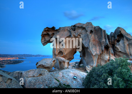 Wahrzeichen von Sardinien, Sehenswürdigkeit, der Bär von Palau | Sardiniens Wahrzeichen Emblem und Attraktion, der Bär von Palau Stockfoto