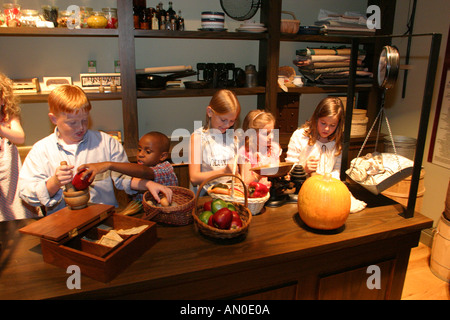 Alabama Madison County, Huntsville, EarlyWorks Kindermuseum, Geschichte, Sammlungen, Ausstellungsausstellung Sammlung, fördern, Produktprodukte Verkauf anzeigen Stockfoto