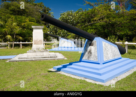 Malediven Addu Atoll Gan Kriegerdenkmal am ehemaligen RAF und Marinestützpunkt Stockfoto