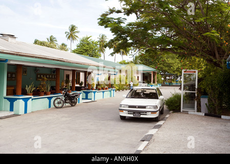 Malediven-Addu Atoll Gan Island Regierung Rest House Stockfoto