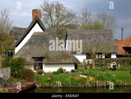 Bridge Cottage, Flatford Stockfoto