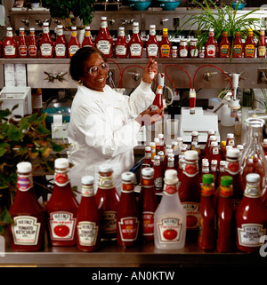 Heinz Lebensmittel Ketchup Qualitätskontrolle Labor, Pittsburgh, Allegheny County, Pennsylvania, Usa., Stockfoto