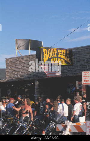 Daytona Beach Florida fl Bike Woche Boot Hill Sakoon Masse Stockfoto