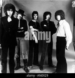 DEEP PURPLE - UK rock Gruppe an der Fleet Street Studio von bildlichen Presse am 24. September 1968. Foto Tony Gale. Namen klicken Stockfoto