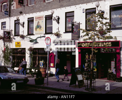 Die Fröhlichen Fiddler's Pub, Limerick, County Limerick, Irland (Irland). Stockfoto