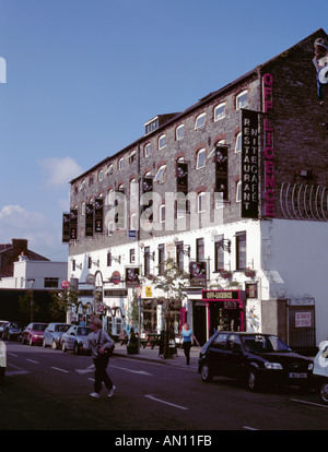 Die Fröhlichen Fiddler's Pub, Limerick, County Limerick, Irland (Irland). Stockfoto