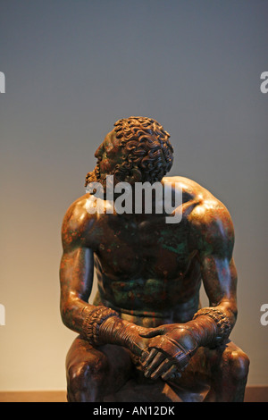 Boxer der Quirinal (bekannt als Terme Boxer), Palazzo Massimo Alle Terme, National Museum in Rom, Italien Stockfoto