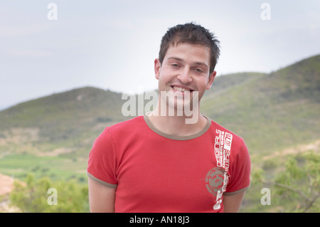 Paval Banicevic, die neue Generation Winzer, Sohn von Frano Banicevic. Toreta Vinarija Weingut in Smokvica Dorf auf der Insel Korcula. Vinarija Toreta Weingut, Smokvica Stadt. Halbinsel Peljesac. Dalmatien, Kroatien, Europa. Stockfoto