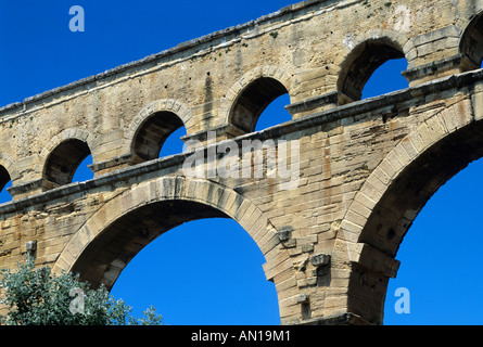 Pont du Gard Provence Frankreich Stockfoto