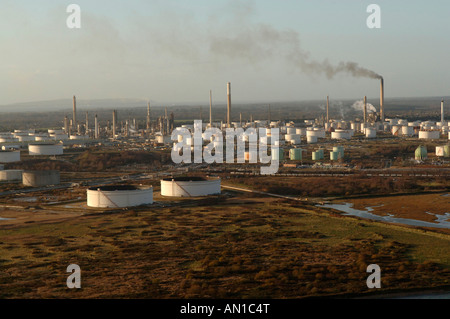 Fawley Ölraffinerie in Southampton England Stockfoto