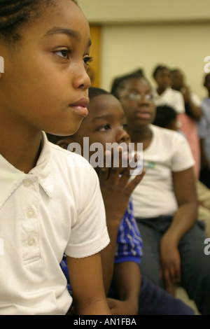 Miami Florida, Liberty City, Charles Drew Elementary School, Campus, Grundschule, Studenten Bildung Schüler Schüler, Schule, Campus, lernen lernt lernen, t Stockfoto