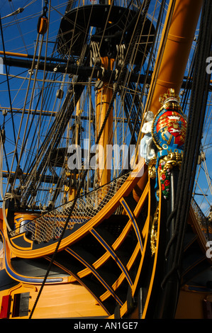 HMS Victory in Portsmouth historic Dockyard UK Stockfoto
