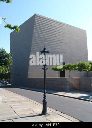 neue Synagoge, erbaut 200-2002, entworfen von Wandel, Lorch, Hoefer & Hirsch, Deutschland, Sachsen, Dresden, Mai 04. Stockfoto