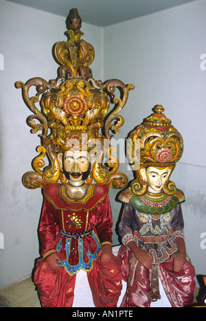 Sri Lanka König Königin Masken Ambalangoda Maske Museum für Gewerbe Stockfoto