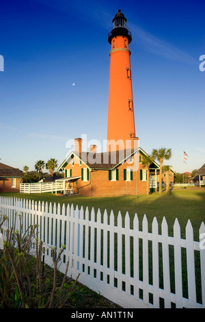 Leuchtturm von Ponce Inlet Ponce de Leon Inlet Leuchtturm Daytona Florida USA Stockfoto
