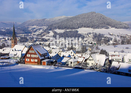 Baiersbronn Nordschwarzwald Winter Deutschland Deutschland nördlichen Schwarzwald Winter Stockfoto