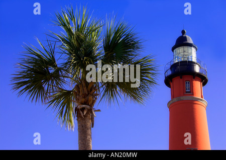 Leuchtturm von Ponce Inlet Ponce de Leon Inlet Leuchtturm Daytona Florida USA Stockfoto