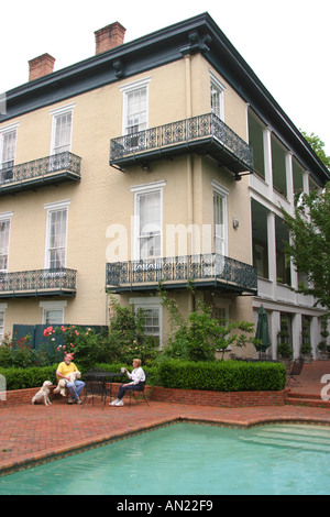 Vicksburg Mississippi, Grove Street, Duff Green Mansion, erbaut 1856, palladianische Architektur, Vorkriegsgebäude, Hotelhotels, Motel Motels, Besucher Stockfoto