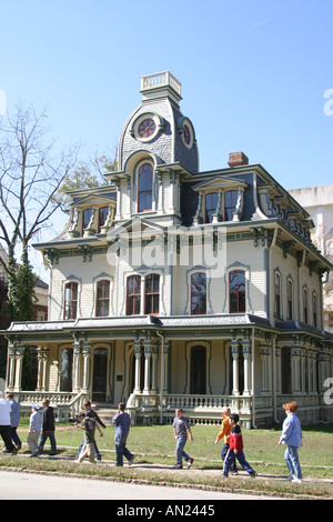 Raleigh North Carolina, Blount Street, historisches Haus im viktorianischen Stil, Haus Häuser Häuser Häuser Häuser Residenz, Gehäuse, Häuser, Residenz, Immobilien, Prope Stockfoto