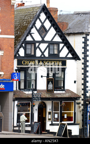 Krone und Zepter Inn in Ross Wye Herefordshire England UK GB EU Stockfoto