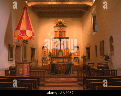 Kalifornien San Diego Mission Basilica San Diego de Alcala Interieur Stockfoto