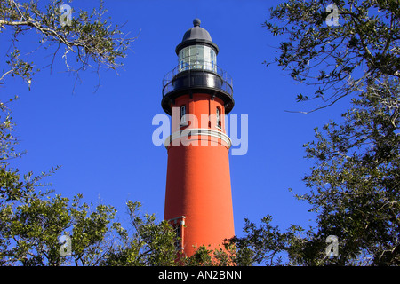 Leuchtturm von Ponce Inlet Ponce de Leon Inlet Leuchtturm Daytona Florida USA Stockfoto