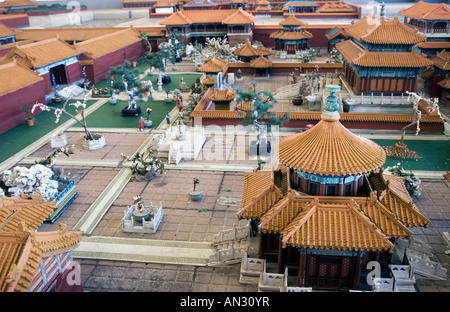 USA, Texas, Katy. Repliken von Beijing Forbidden City in den verbotenen Gärten in Katy, Texas. Stockfoto