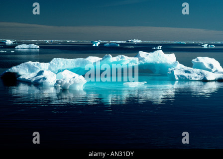 Meereis In Cumberland Sound auf Baffin Island, Nord-West-Territorium, Kanada., Stockfoto