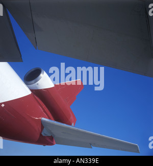 Jet-Flugzeug-Detail Stockfoto