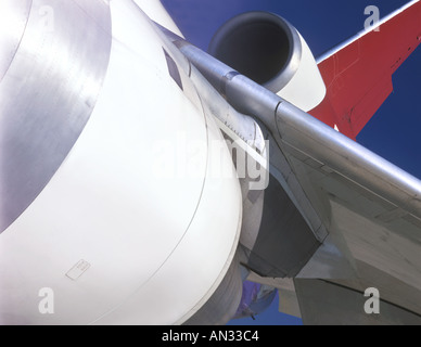 Jet-Flugzeug-Detail Stockfoto
