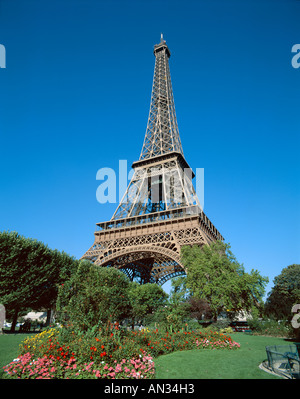 Eiffelturm (Tour Eiffel), Paris, Frankreich Stockfoto
