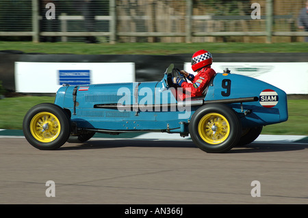 ERA Typ B R5B Remus 1936 Rennen in Goodwood Sussex England UK Stockfoto