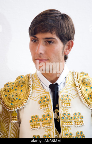 Der Novillero oder Lehrling Torero Alberto Lamelas. Stockfoto