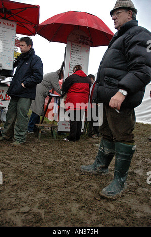 Bild Martin Phelps 14 01 06 Barbury Castle Punkt zu Punkt Stockfoto