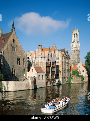 Rosaire Quay, Brugge (Brügge), West-Flandern, Belgien Stockfoto