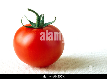 Tomaten auf Leinwand. Stockfoto