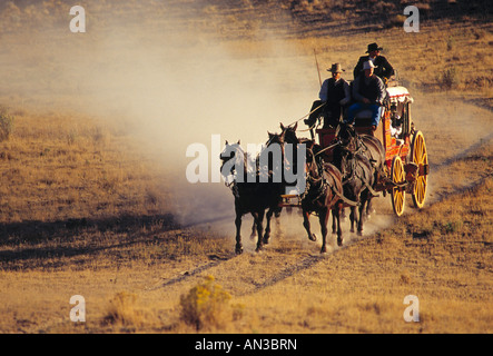 Herr USM Stagleline kreuzt die staubigen Owyhee Wüste an der Grenze von Idaho, Oregon Stockfoto