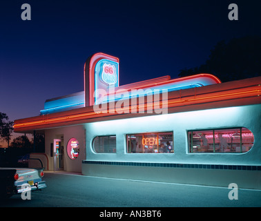 USA, New Mexiko, Route 66, Santa Rosa, die Route 66-Restaurant