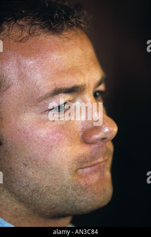 England-Football-Spieler und Ex Kapitän Alan Shearer bei seiner Buchpräsentation in Newcastle Englang Stockfoto