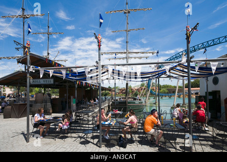 Port Aventura Freizeitpark in der Nähe von Salou, Costa Dorada, Spanien Stockfoto