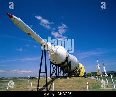 NASA / Lyndon B Johnson Space Center / Rakete, Houston, Texas, USA Stockfoto