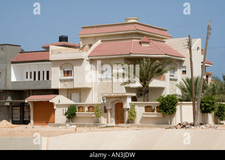 Tripoli, Libyen. Neues Haus der gehobenen Klasse Stockfoto