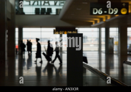 Israel Lod Flughafen Ben Gurion International Stockfoto