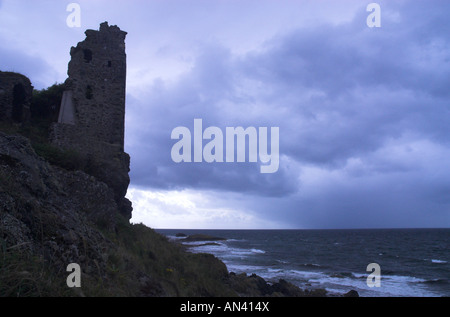Dunure Schloss Ayrshire Schottland, Vereinigtes Königreich Stockfoto